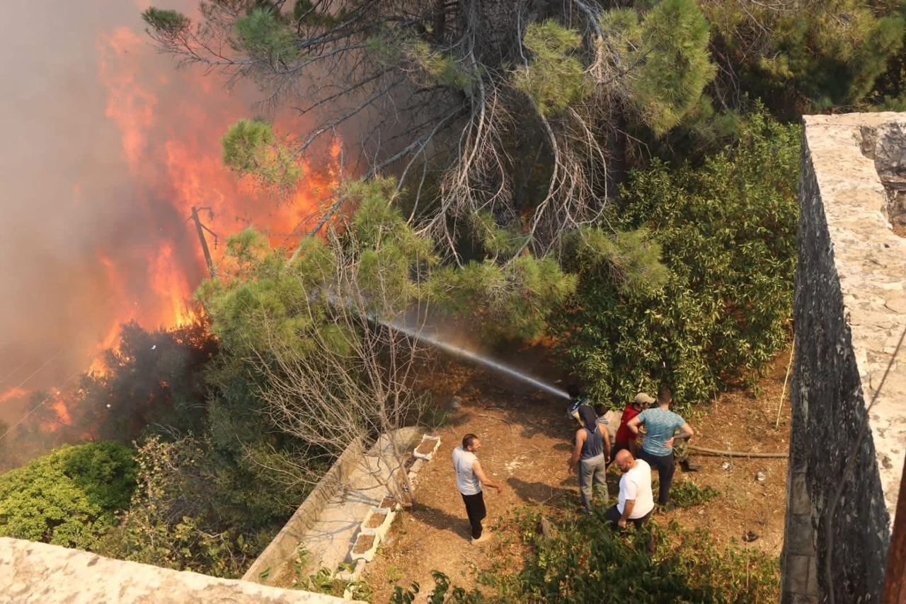 حرائق سوريا